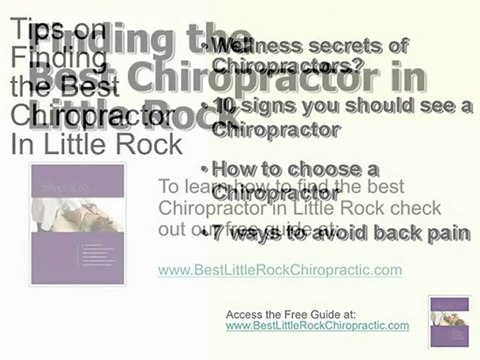 Little Rock Chiropractic and Chiropractors What You Should