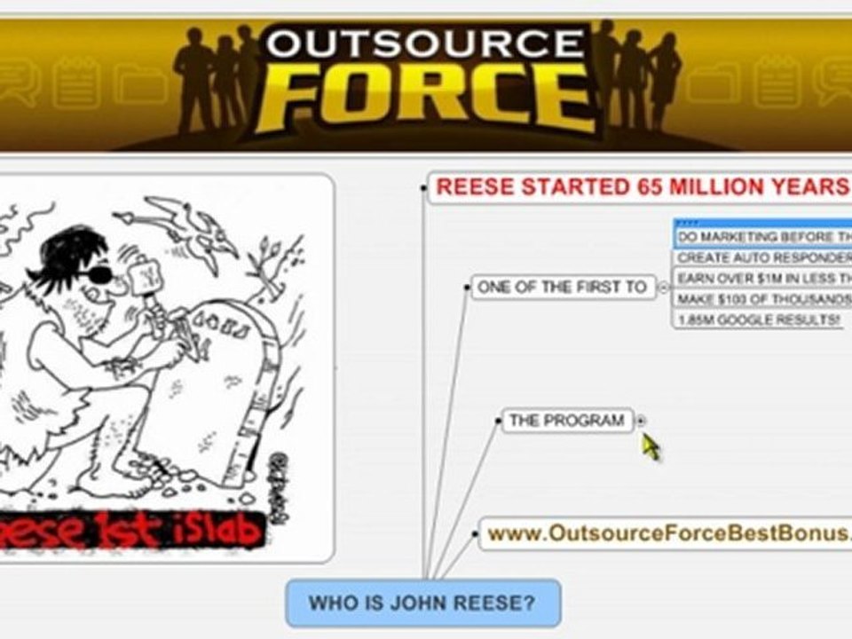 John Reese Outsource Force Goes Prehistoric