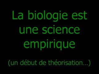 Pierre-Henri Gouyon : les mécanismes de l'évolution (2/2)