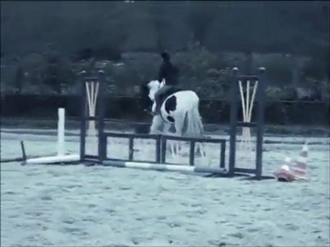 Thorgalou et moi, premier cours de saut avec Francis Rebel