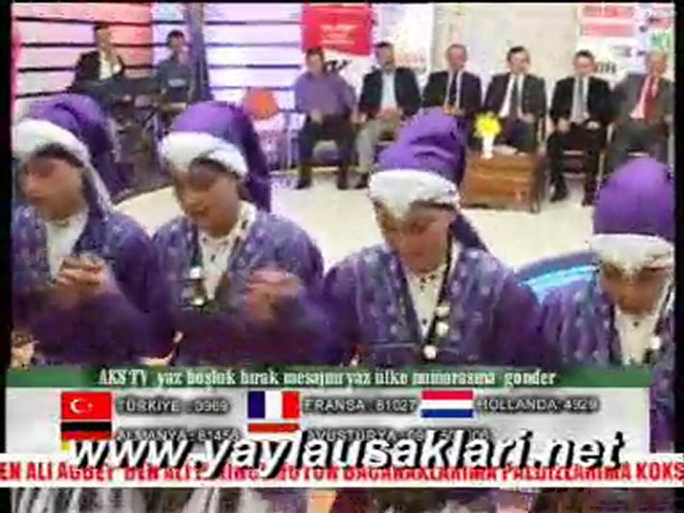 YAYLA UŞAKLARİ-ÇARŞIBAŞI KIZ FOKLOR EKİBİ