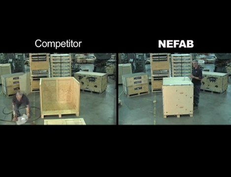 Nefab Plywood Boxes vs Nailed Wooden Crates
