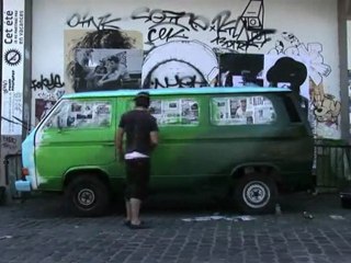 Art : Combi graff session by La Mouche au Point Ephémère