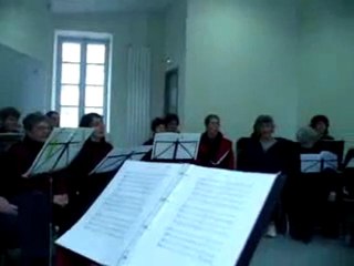 Petite séquence au choeur universitaire