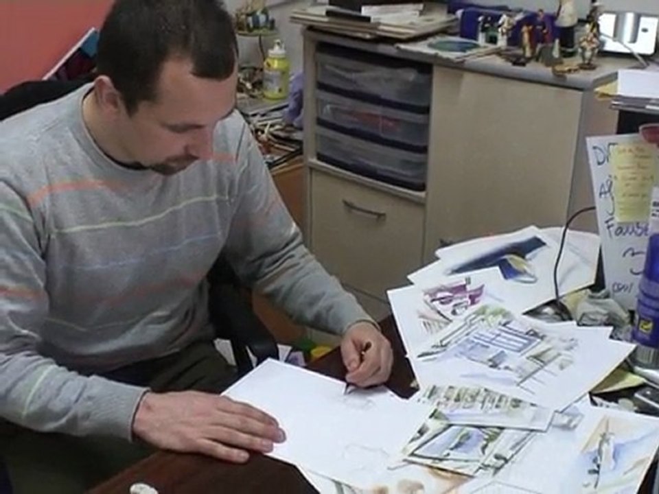 Arno Riquier et la BD Erasmus