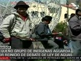 Indígenas ecuatorianos en espera de reinicio debate de agua