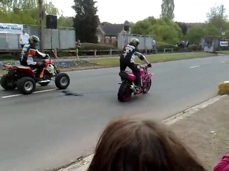 retour avec pneu crevé