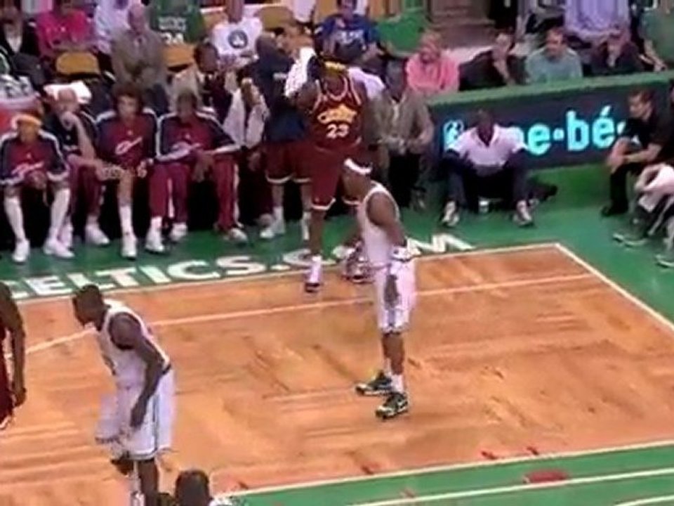 LeBron James has been having his way with the Celtics in the
