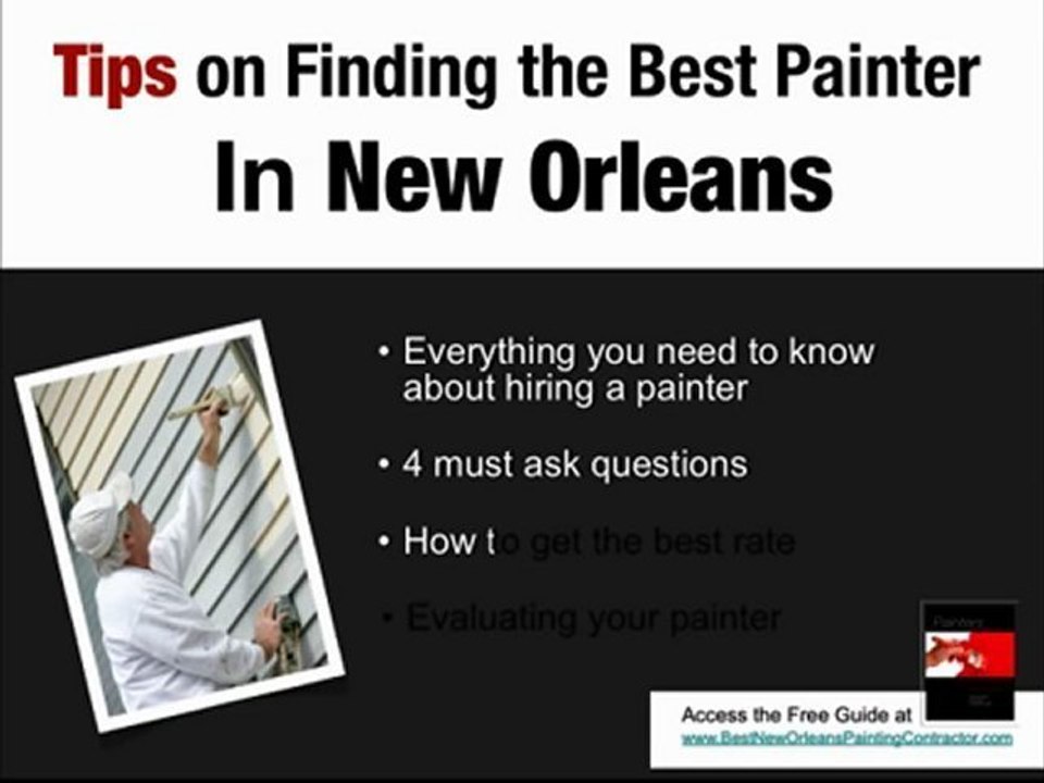 New Orleans Interior Painter VS New Orleans Painting Contra