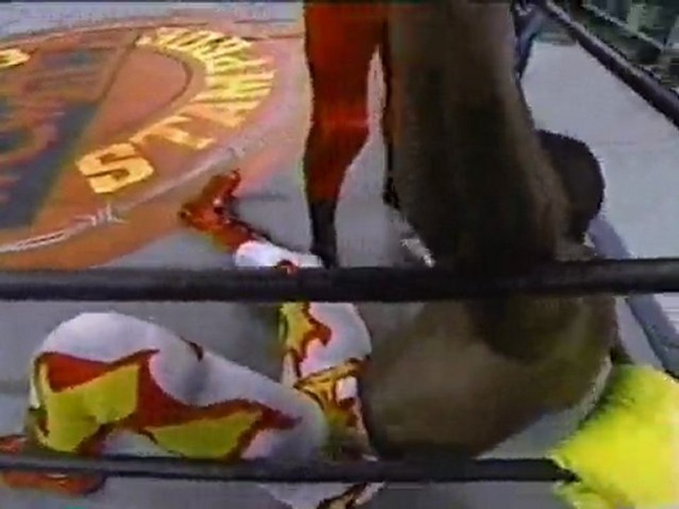 booker t vs chris benoit wcw tv title