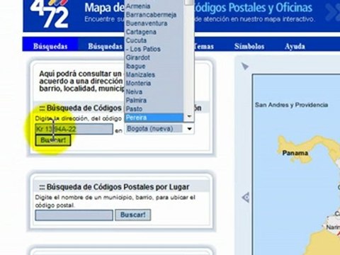 Como Saber cual es mi codigo postal
