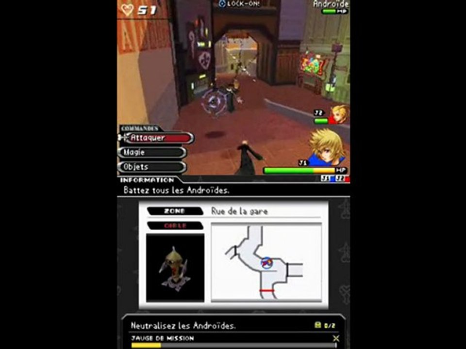 Kingdom Hearts 358 2 Days - DS - Partie 010 Jour 015