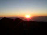 マウナケア山頂　夕日と星のツアー　標高4205メートル　