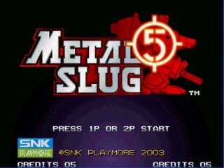 metal slug 5 [neogeo] videotest