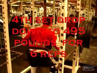 Carlos Squats 1 rep max training