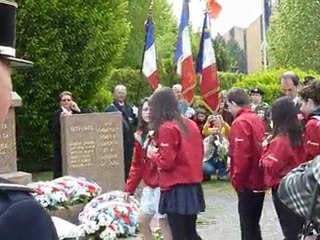 Dépôt de fleurs 8 mai