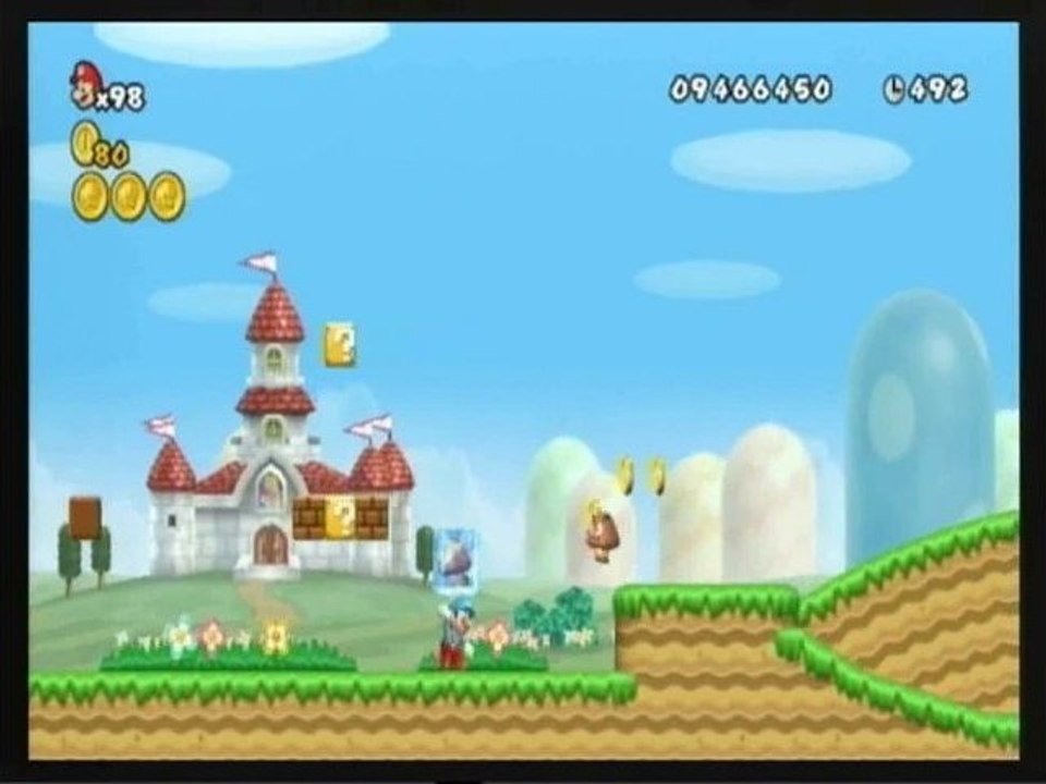 test vidéo New super mario Bros Wii