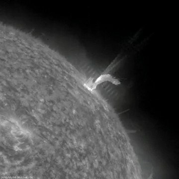 Eruption solaire SDO