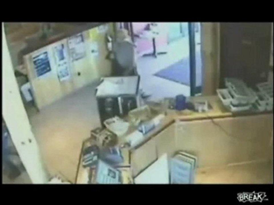 Two Deer Burst Into Bar