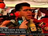 No hay escasez de alimentos en Venezuela (vicepresidente)