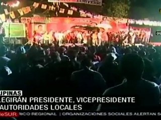 Concluyen campañas en Filipinas