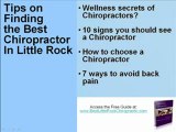 Little Rock Chiropractors and Chiropractic clinics How to C