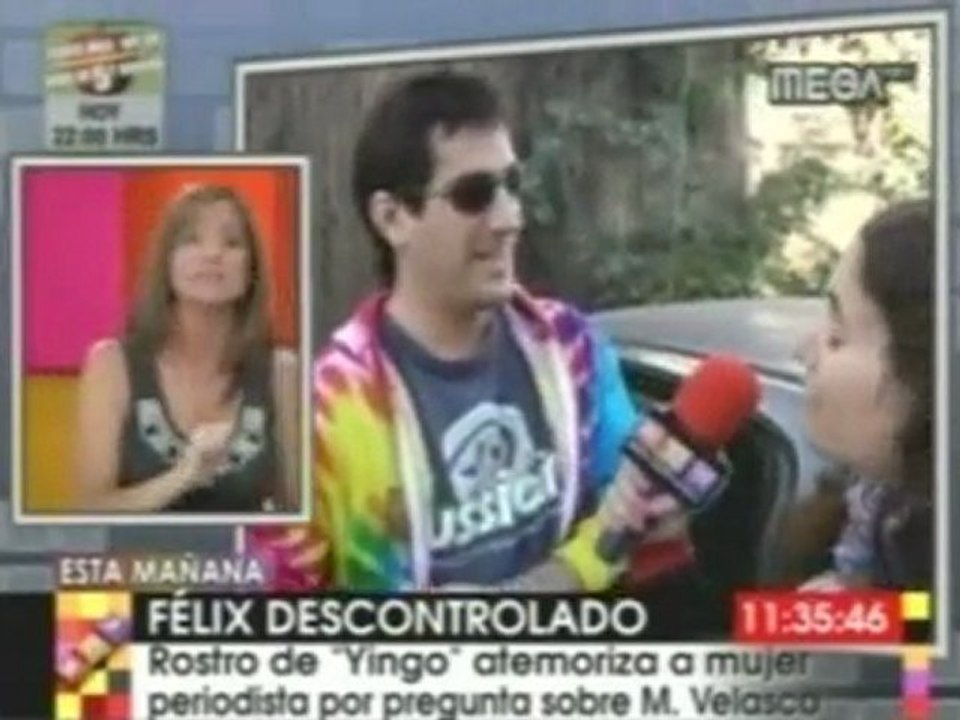 Chico Yingo se enfurece y 'ningunea' a periodista de MQH