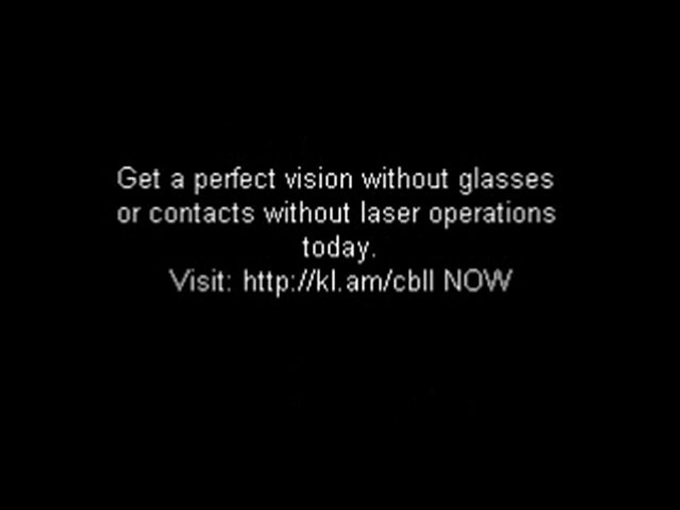 Improve your vision without glasses: naturally and safely