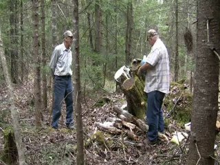 Saline 2010 avec mon père Léo