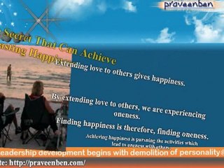 One Life Secret That Can Achieve Lasting Happiness