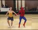 Spider Man alla gara di ballo