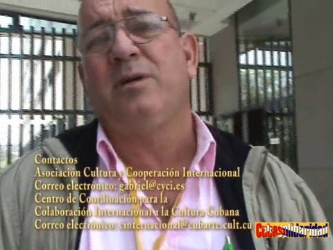 II ENCUENTRO DE COOPERACION CULTURAL ESPAÑA-CUBA