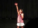 10 year old Haley G sings at Spring Showcase 2010