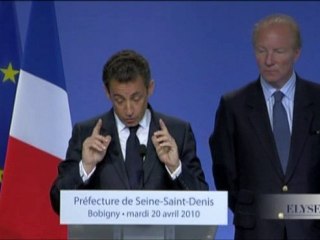 Discours à la préfecture de Bobigny