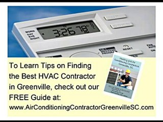 Hiring An Air Conditioning Contractor in Greenville, SC.