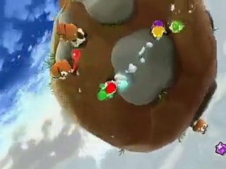Mario Galaxy 2 - Gameplay Yoshi plateforme - Wii