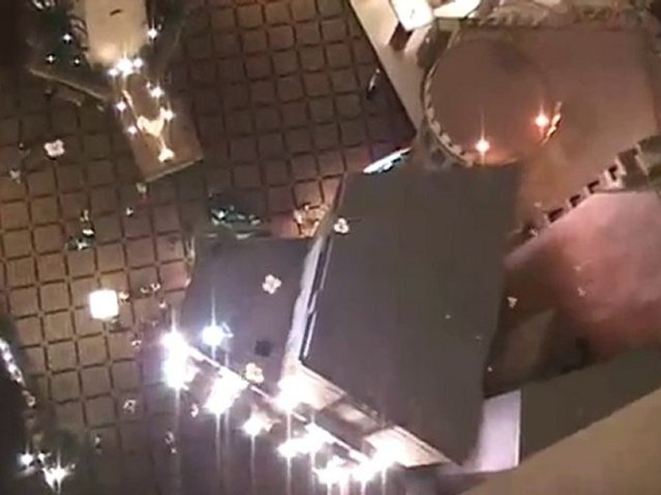 toy army men parachute from top of the Luxor in Las Vegas