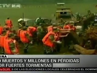 Tormentas dejan al menos 70 muertos al sur de China