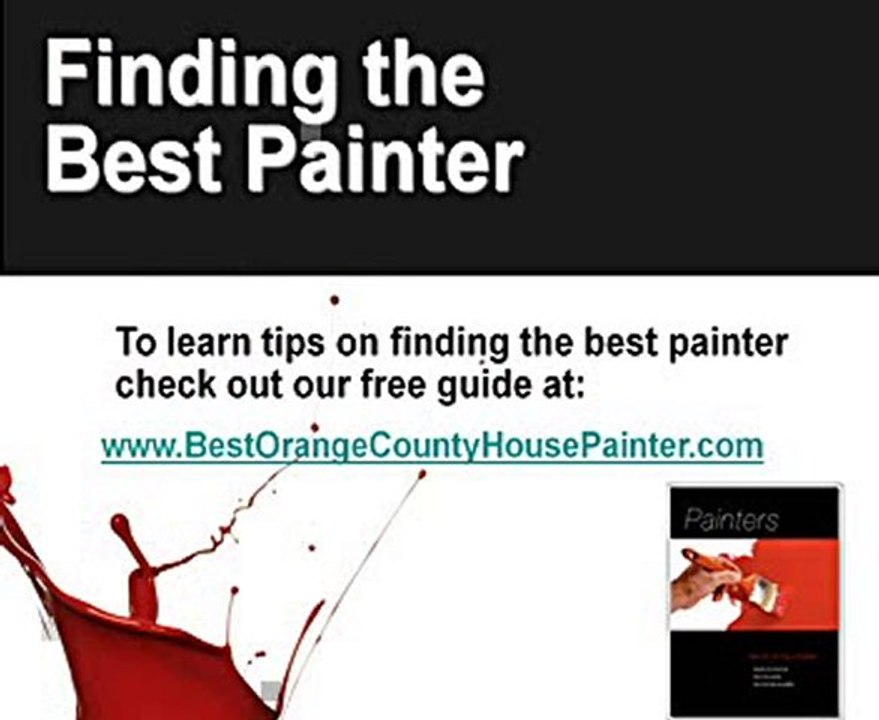 Best Orange County House Painter