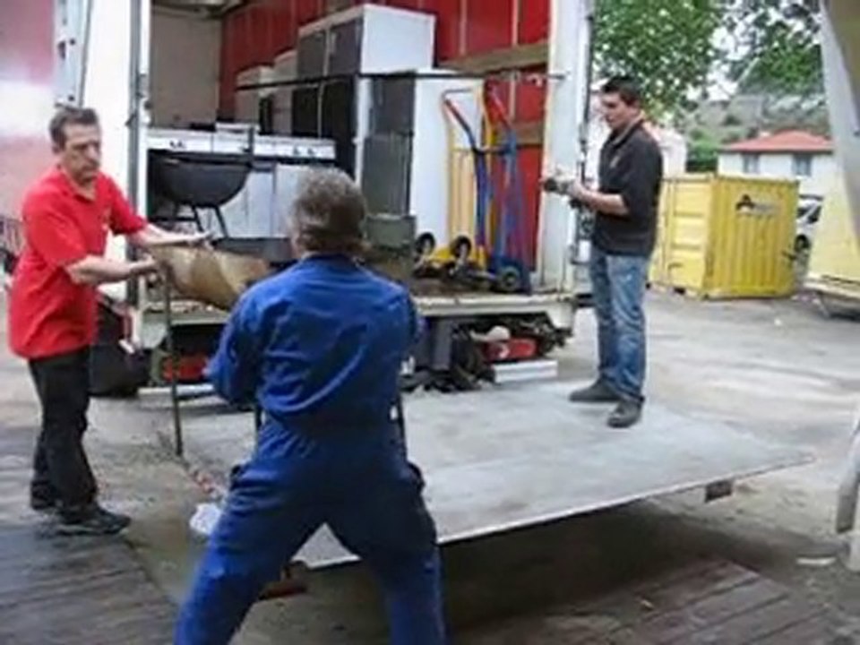 Chargement du camion