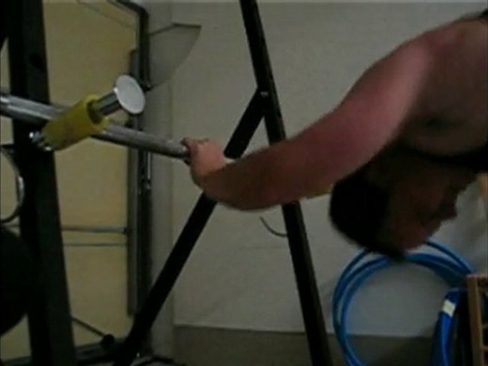 Exercice triceps d'Olivier Lafay en unilatéral (de côté)