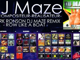 DJ MAZE Remix MARK RONSON: ROW LIKE A BOAT