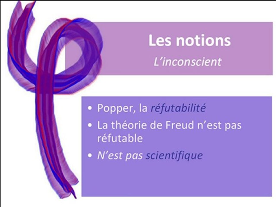 Notion de Philo : l'inconscient
