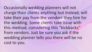 How Much Does a Wedding Planner Cost