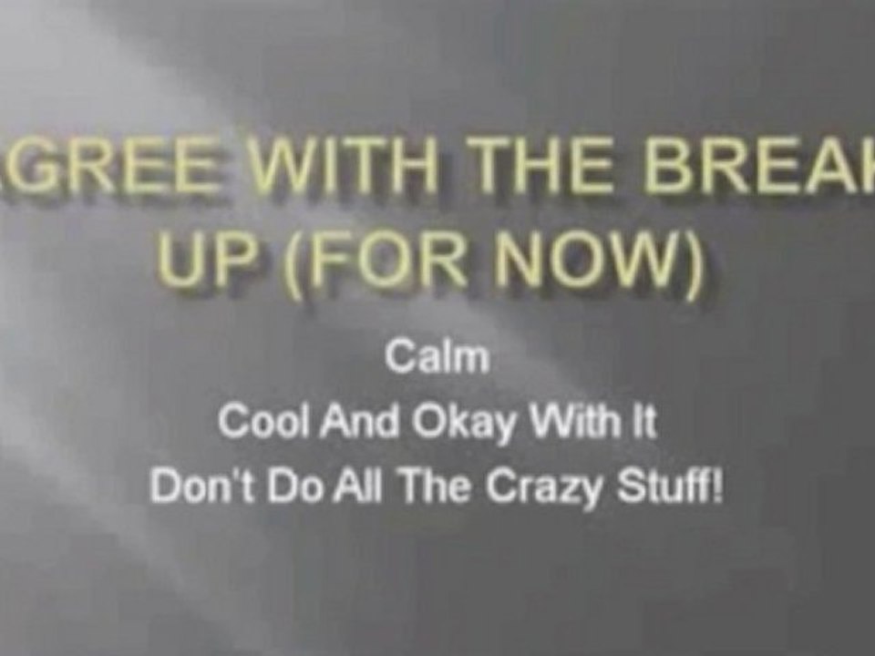 How To Get Your Ex Back Today!