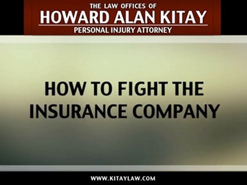 El Cajon Car Accident Lawyer: The Insurance Companies