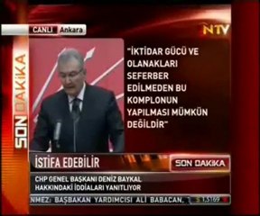 Deniz Baykal İstifa Etti