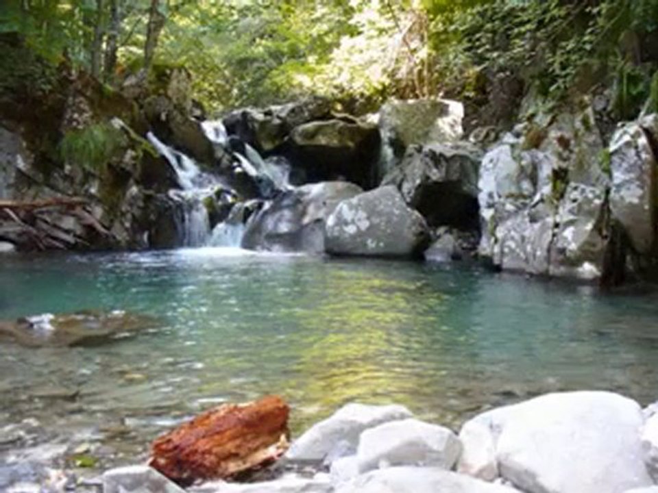 Pêche truite fario à la cuillère en Italie.