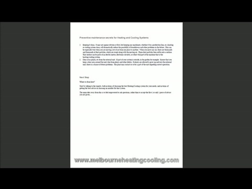 Melbourne Heating Cooling Systems